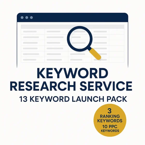 Keyword Research Service (13-Keyword Launch Pack)