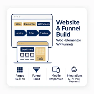 Website & Sales Funnel Build