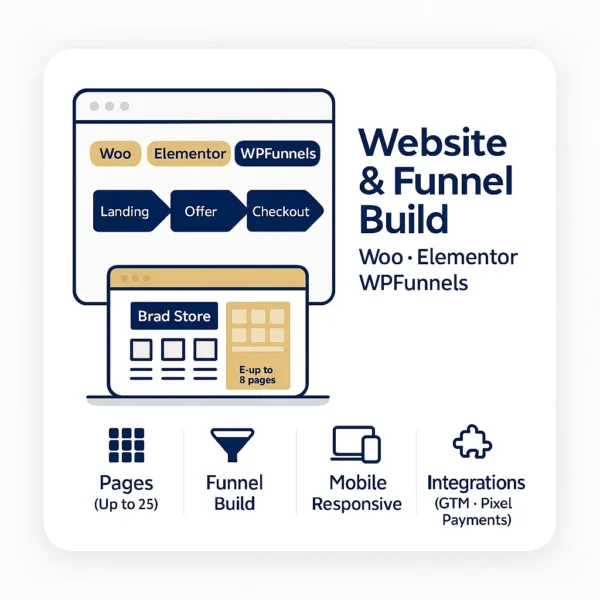 Website & Sales Funnel Build