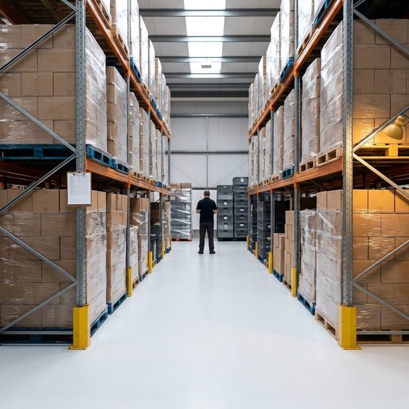 Warehouse in China with consolidated cartons ready to ship