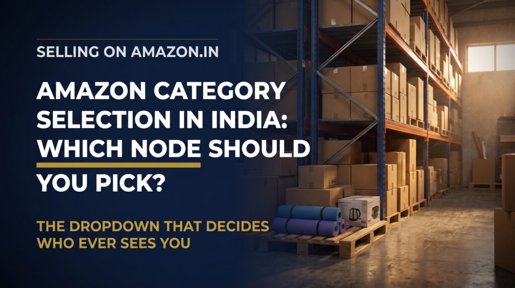 Featured title card for a guide on choosing the right Amazon browse node in India