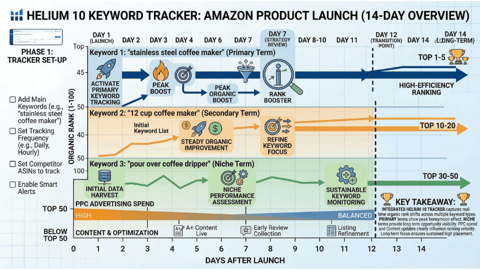 How to Plan a 14-Day Amazon Product Launch Plan for Organic Rank - Aman ...