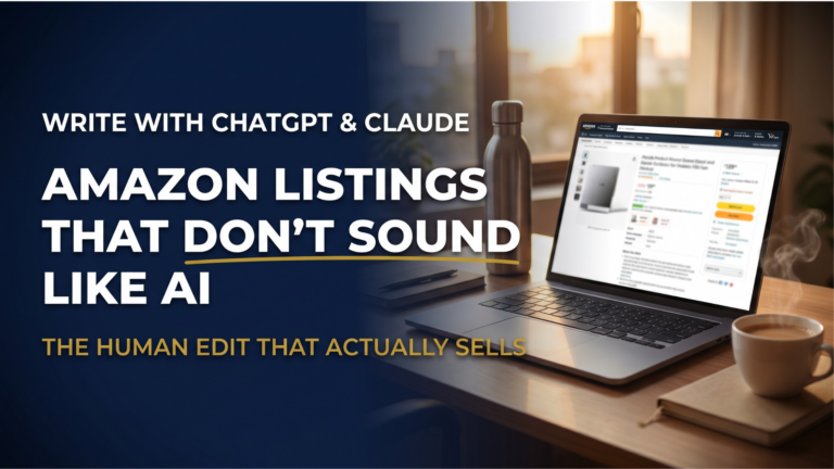 ChatGPT and Claude for Amazon Listings That Sound Human