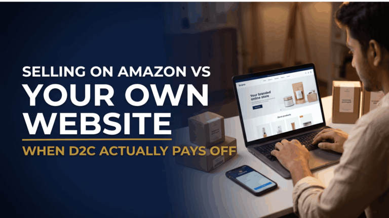 Selling on Amazon vs Your Own Website: When D2C Pays