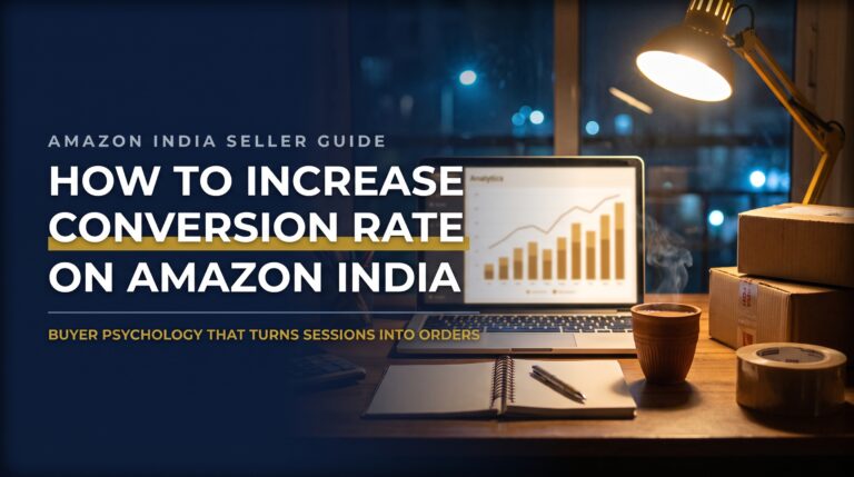 Featured title card on how to increase conversion rate on Amazon India using buyer psychology